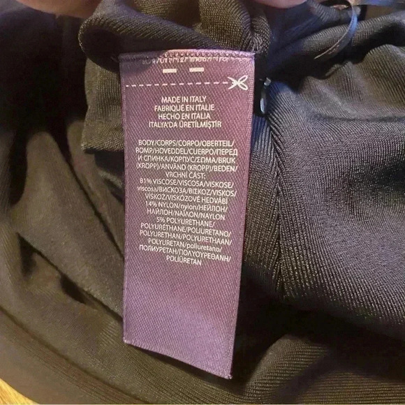 Ralph Lauren Collection Cap Sleeve Sweater Jumpsuit Open Back Dress Romper XS 0 - Picture 14 of 16